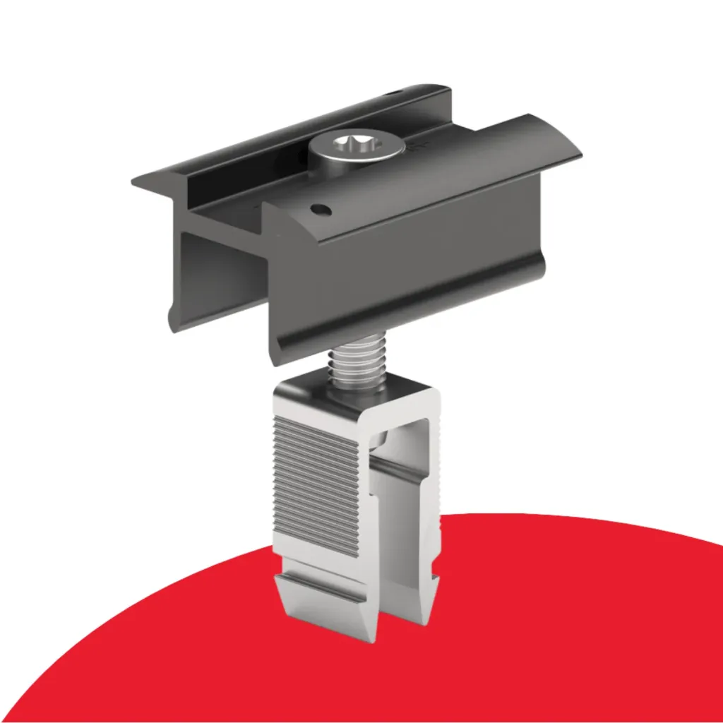 Schletter - Mid Clamp 30-47mm Proline Black