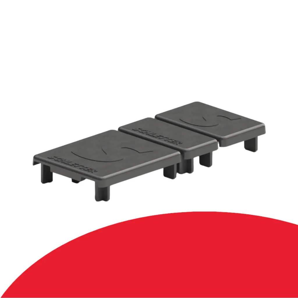 Schletter - Plastic End Cap Proline Black
