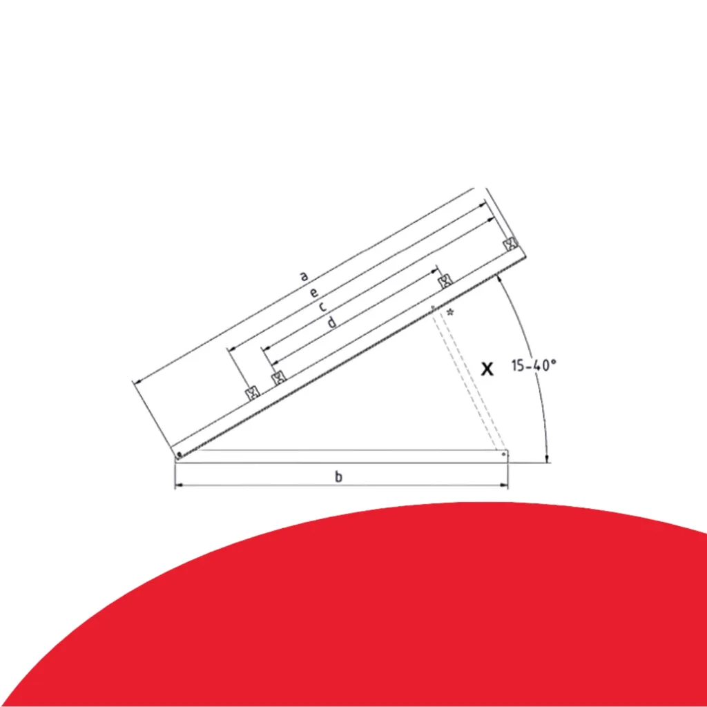 [150101-150] Schletter - Tripod - up to 1.8 meter length modules