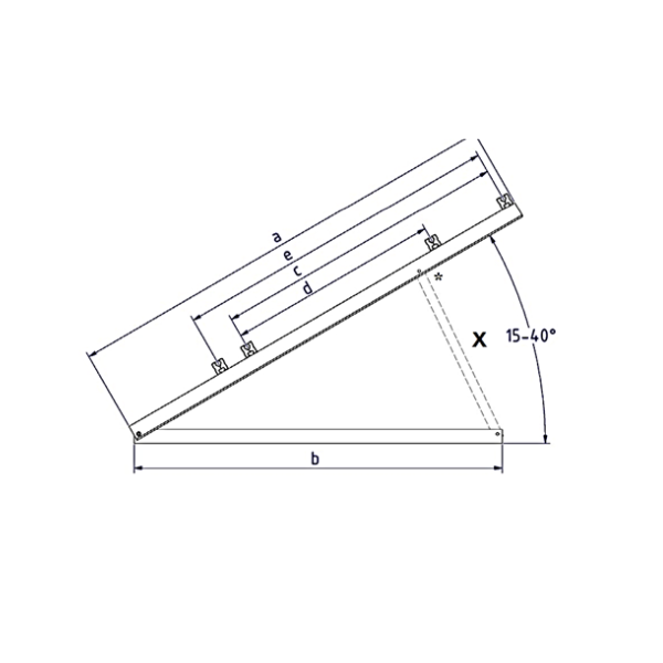 [150101-150] Schletter - Tripod - up to 1.8 meter length modules