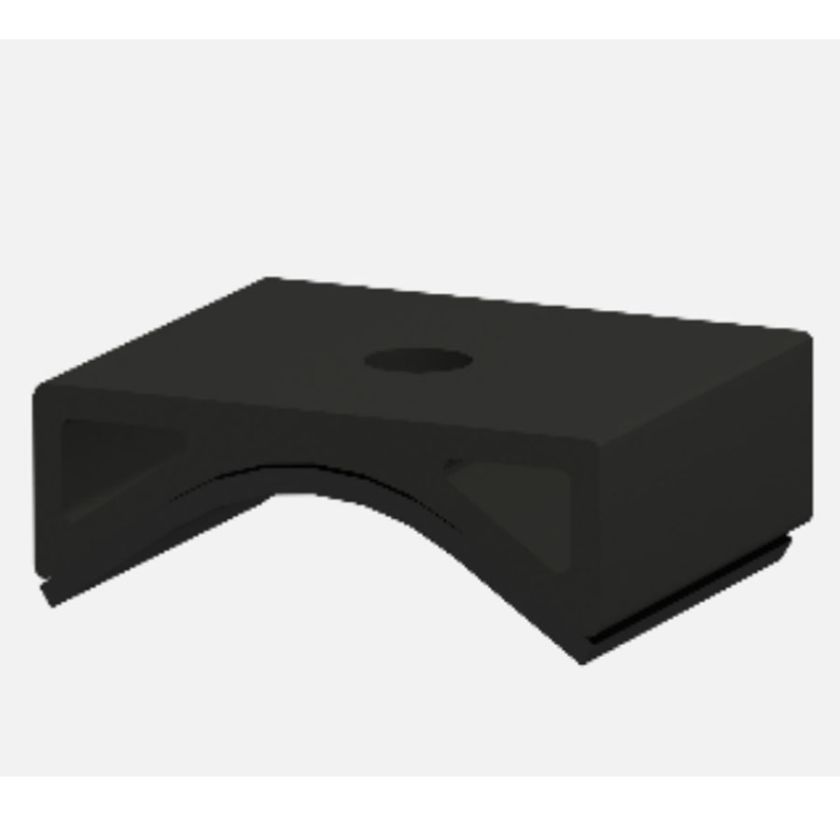 Clenergy - Black Adapter for Corrugated Iron Roof