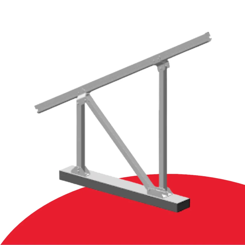Clenergy - STIII-A support - 60 cell panels - 30 degrees