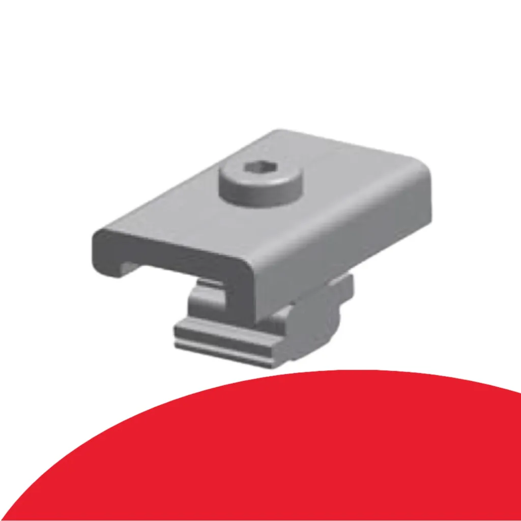 Clenergy - T-rail clamp with grounding