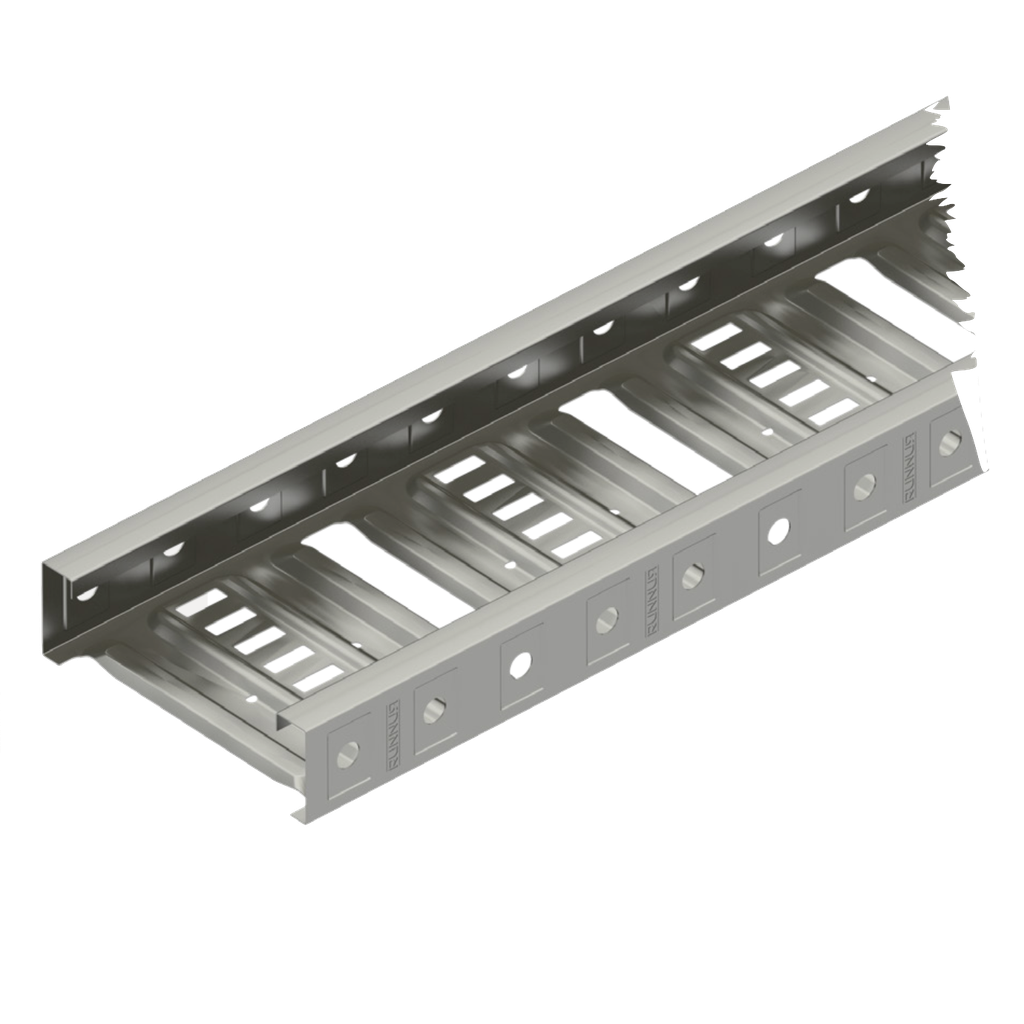 Clenergy RUNNUR, Cable Tray 600x50x3000 mm, Zn-Mg-Al Alloy Coating Steel