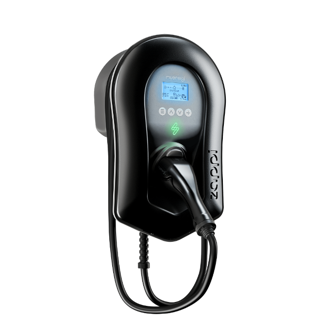 Myenergi Zappi smart EV charger 7kW Single phase - black with type 2, 6.5m cable