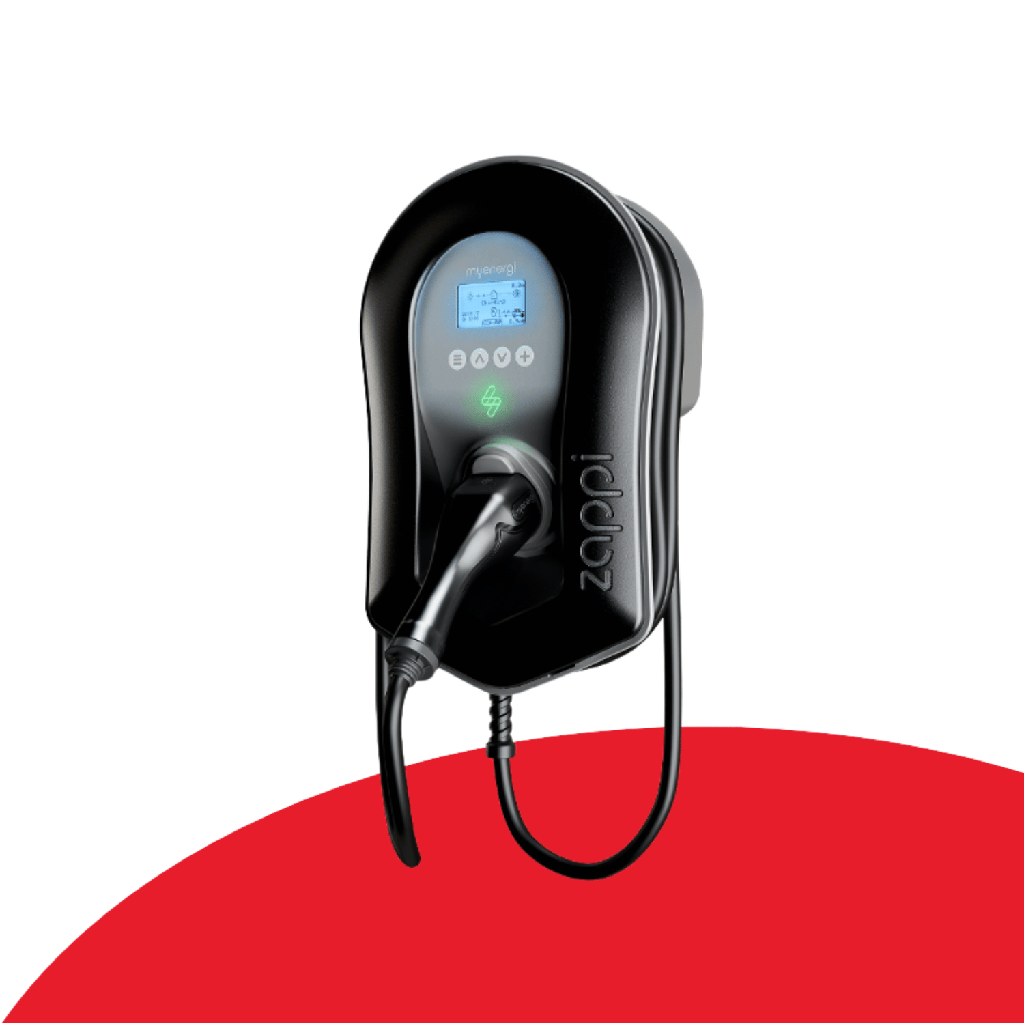 [ZAPPI-2H22TB] Myenergi Zappi smart EV charger 7kW/22kW multiphase - black with type 2, 6.5m cable