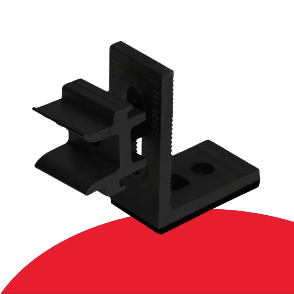 [119026-123-B0] Schletter - Tin Foot - RapidPro L with EPDM Black