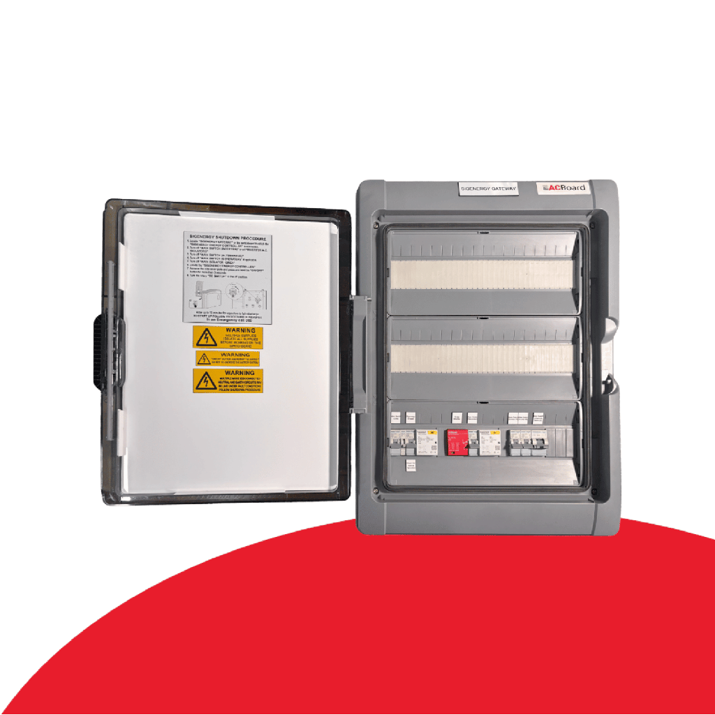 [ACB-SG1-12630263-BD] AC Board - Sigenergy Gateway Single Phase - 125A Full Backup, 63A Grid Port, 2 x 63A Inverters, 63A Smart Port - Bypass, Surge Diverter