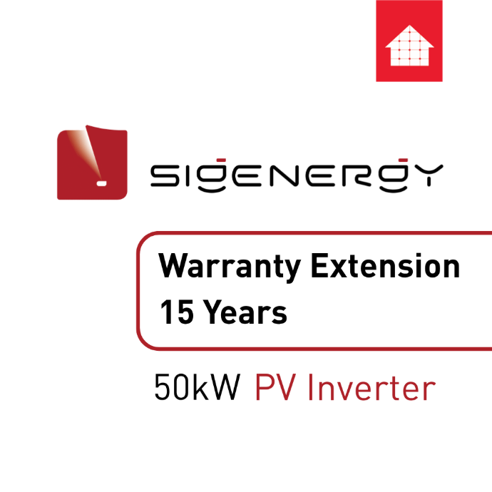 Sigenergy - Warranty extension 15 years 50kW PV inverter