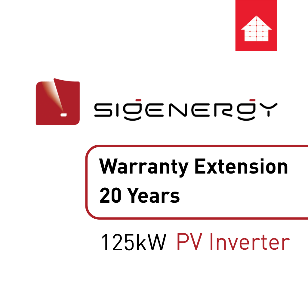 Sigenergy - Warranty extension 20 years 125kW PV inverter