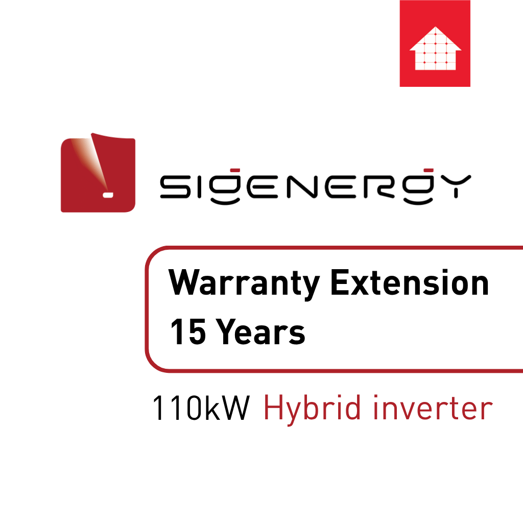Sigenergy - Warranty extension 15 years 110kW Hybrid inverter