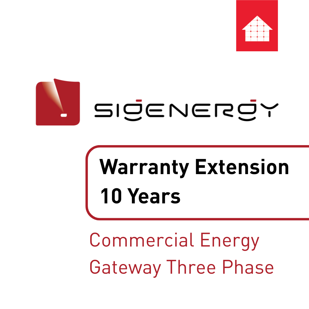 Sigenergy - Warranty extension 10 years Home Energy Gateway Three Phase