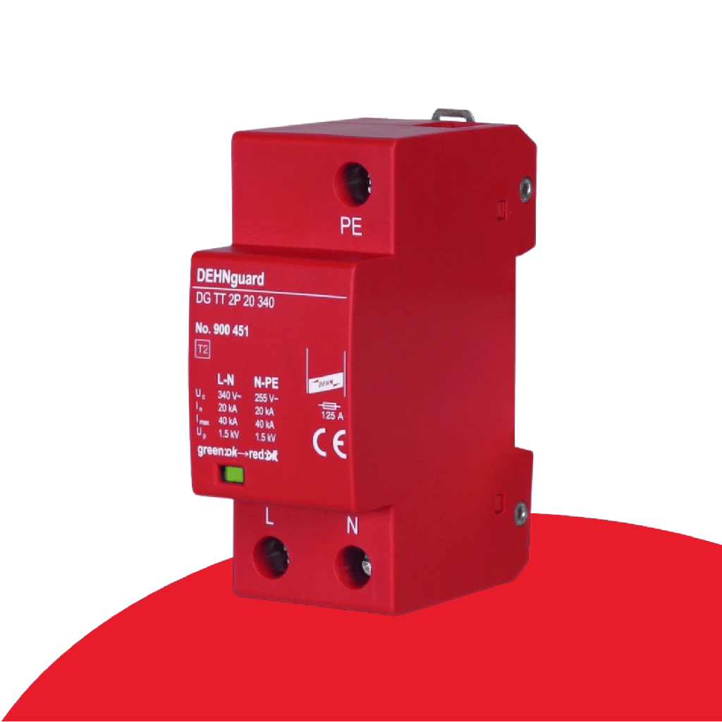 DEHN AC Surge Protector - 1 Phase & Neutral (Sub-Board)