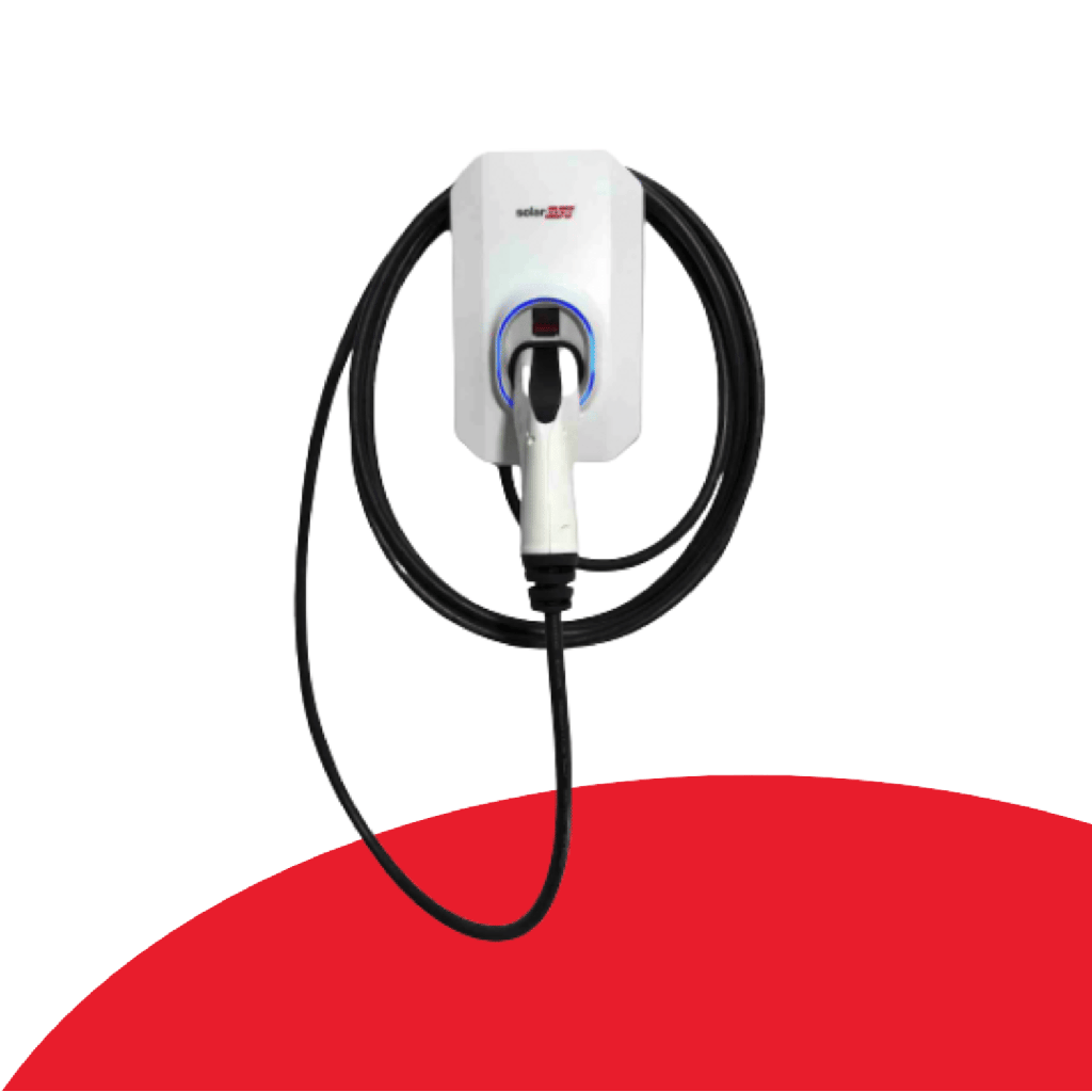 [SE-EV-KIT-25M32-2] SolarEdge EV Charger Cable and Holder for EV Charging Inverters, 7.6m, type 2