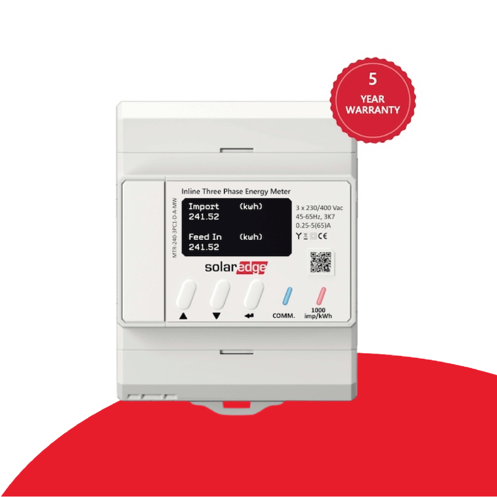 SolarEdge Home Network Single Phase Wireless Inline Energy Meter (65A)